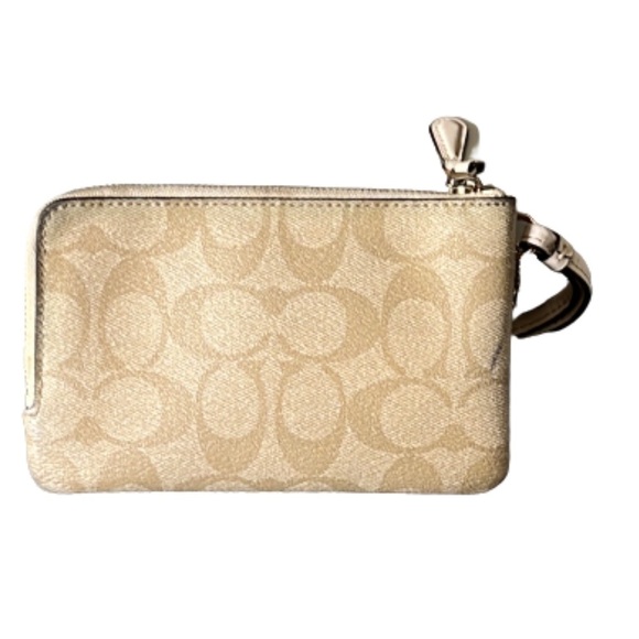 Coach Tan Wristlet Clutch - Picture 2 of 14